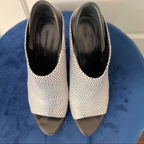 Alexander Wang Alla spotted peep toe booties 6.5 - Picture 3 of 5